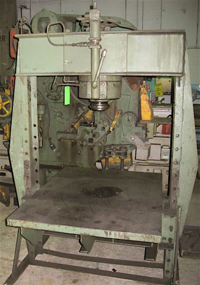 75 TON DAKE ... H-FRAME PRESS ... AIR OVER HYDRAULIC